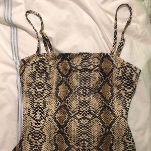 Princess polly snakeskin bodysuit